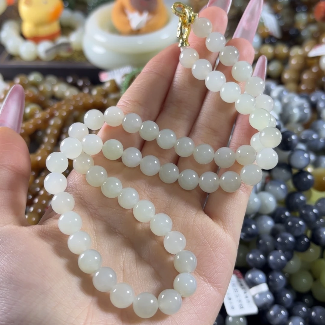 和田玉未镶嵌手链4