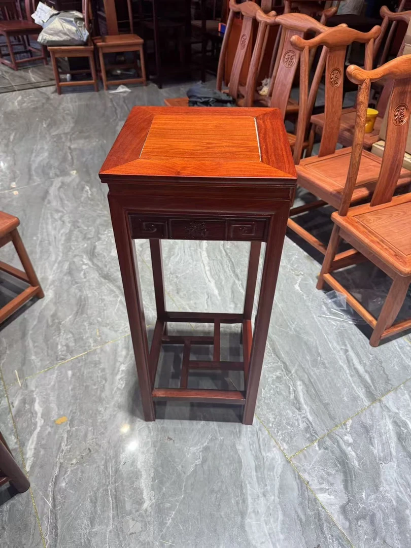 花梨木花架 30*30*76 客厅盆景花架