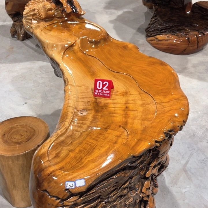 紫檀木类桌香樟木根雕实木茶台