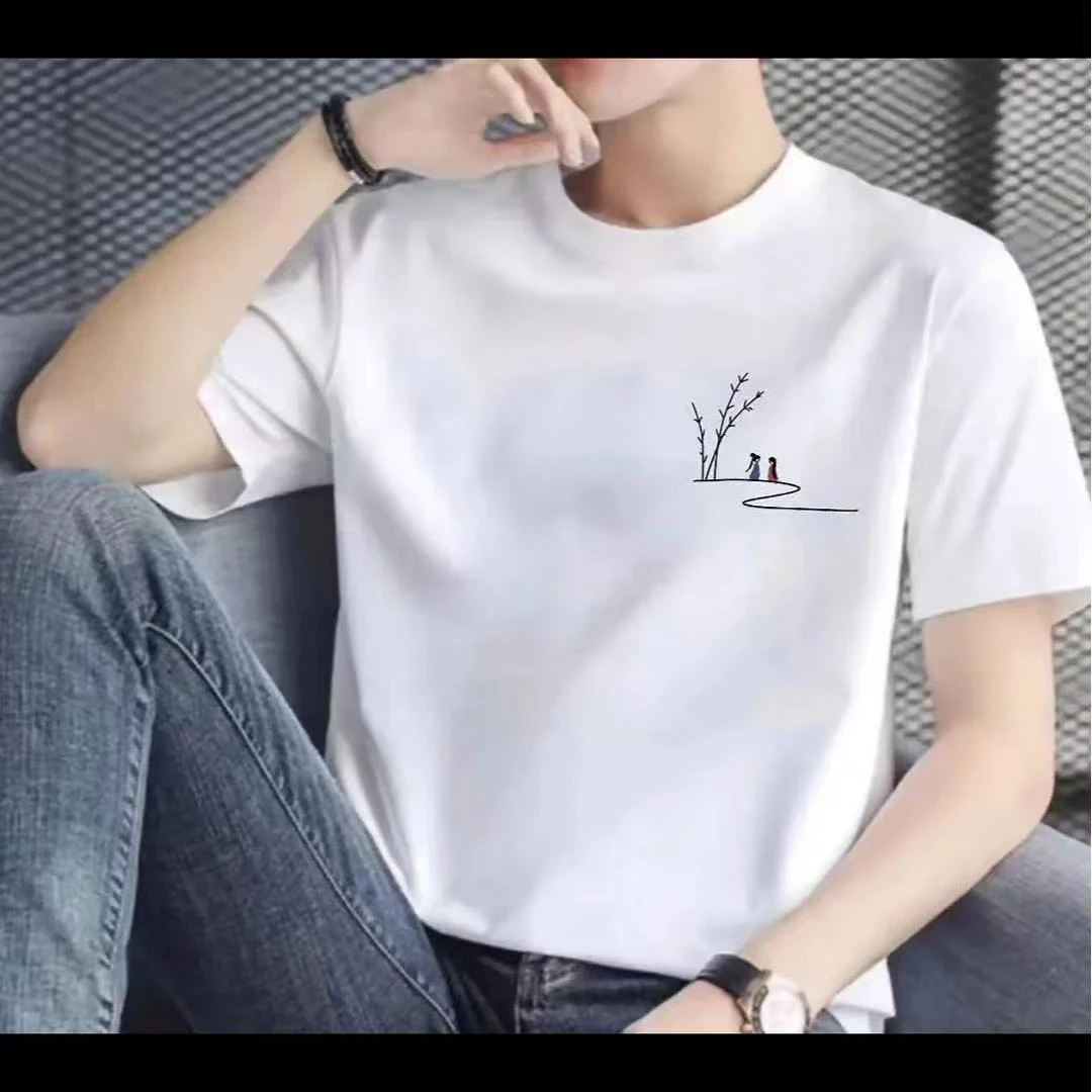 【今日福利MY】情侣款新款男士女士透气速干时尚百搭印花短袖T恤