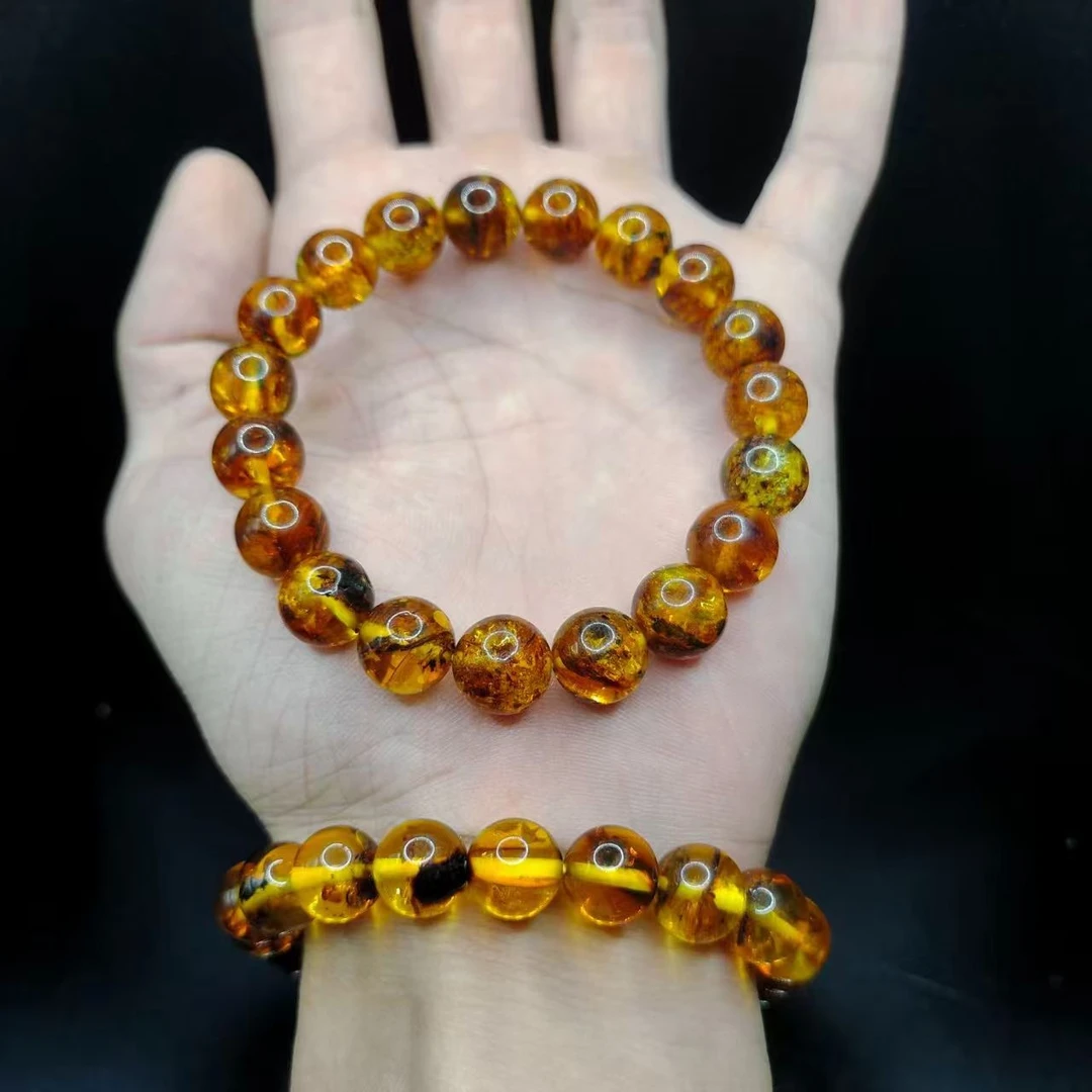 【康康严选】花珀琥珀单圈手串MS7【多样性发其一】约10mm+