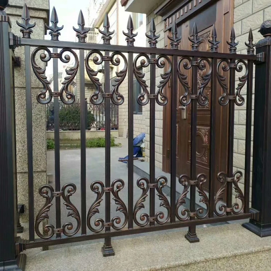 铝艺围墙护栏新中式院墙铁艺栏杆别墅花园围栏庭院栅栏铝合金围栏