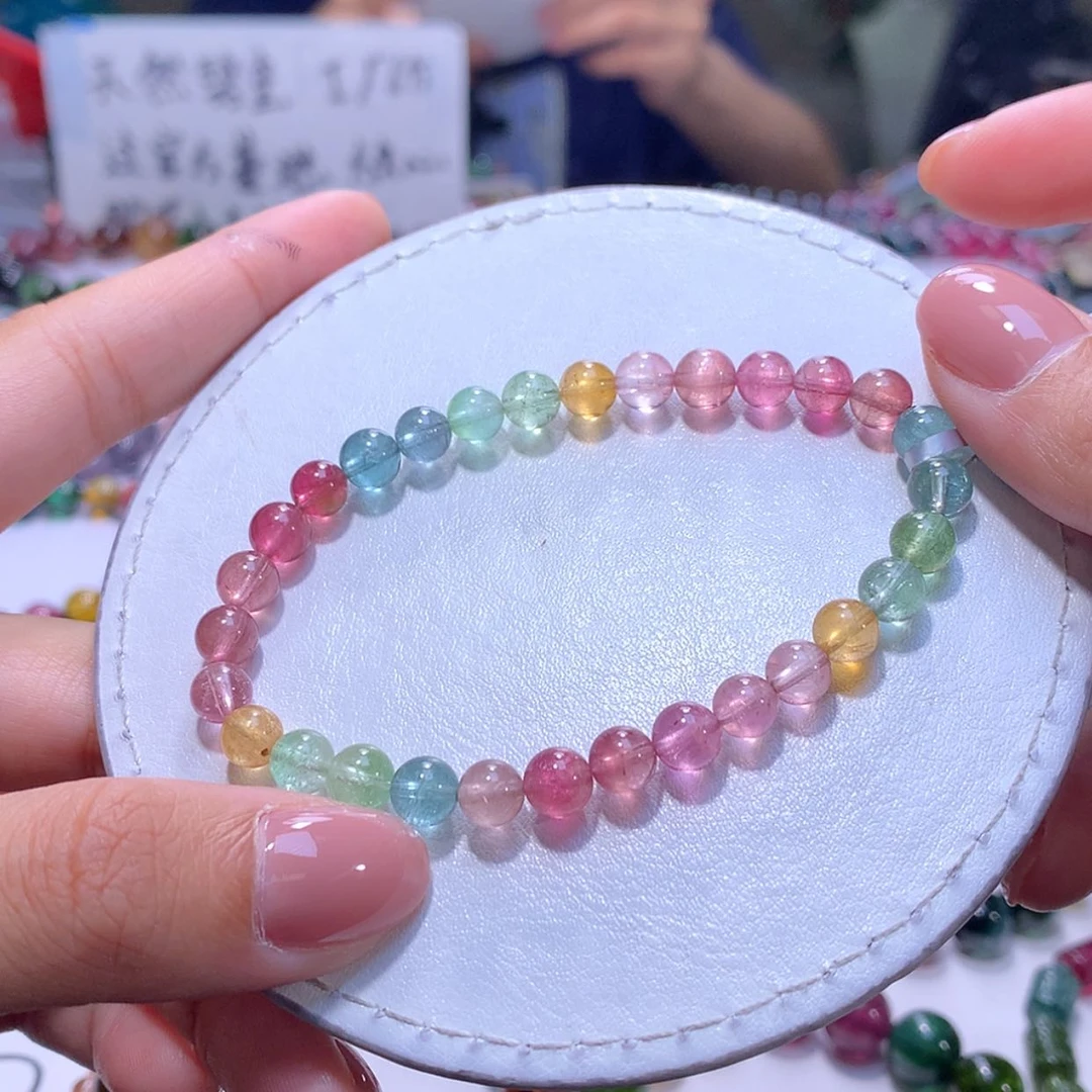 【闪购商品】未镶嵌手串碧玺6.5m