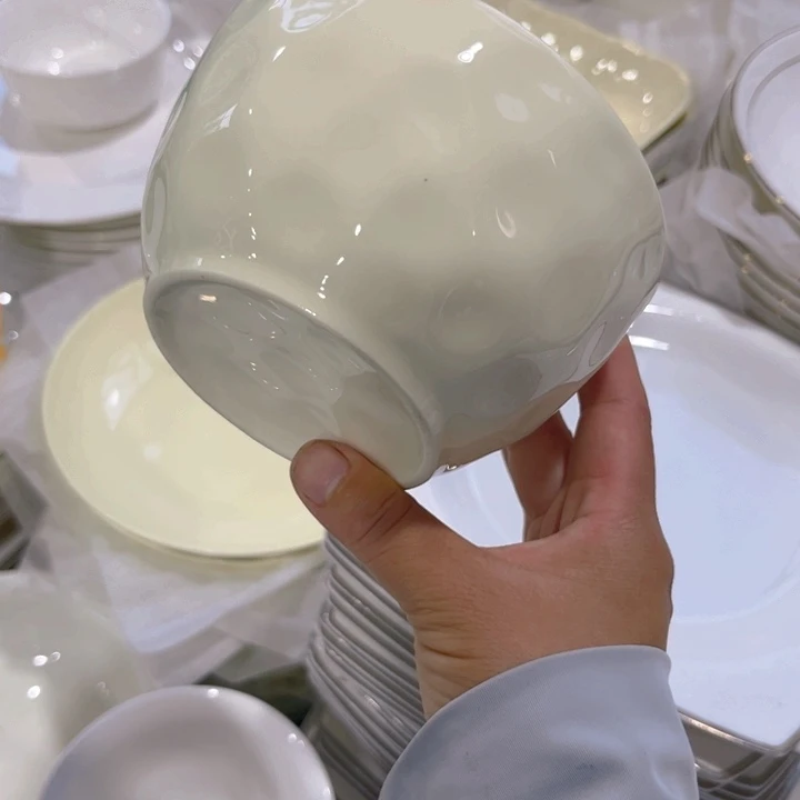 瓷片碗六个4.5寸微瑕