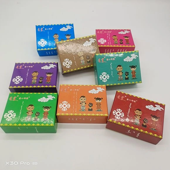 童心部落蒙古儿童早教玩具蒙古文认知卡片蒙语蒙文字母学习卡