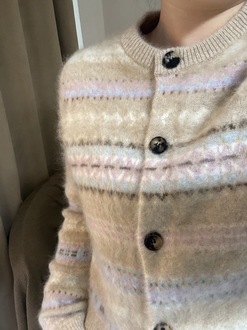 【田园】100%纯山羊绒 拉绒特别厚 美腻 羊绒衫