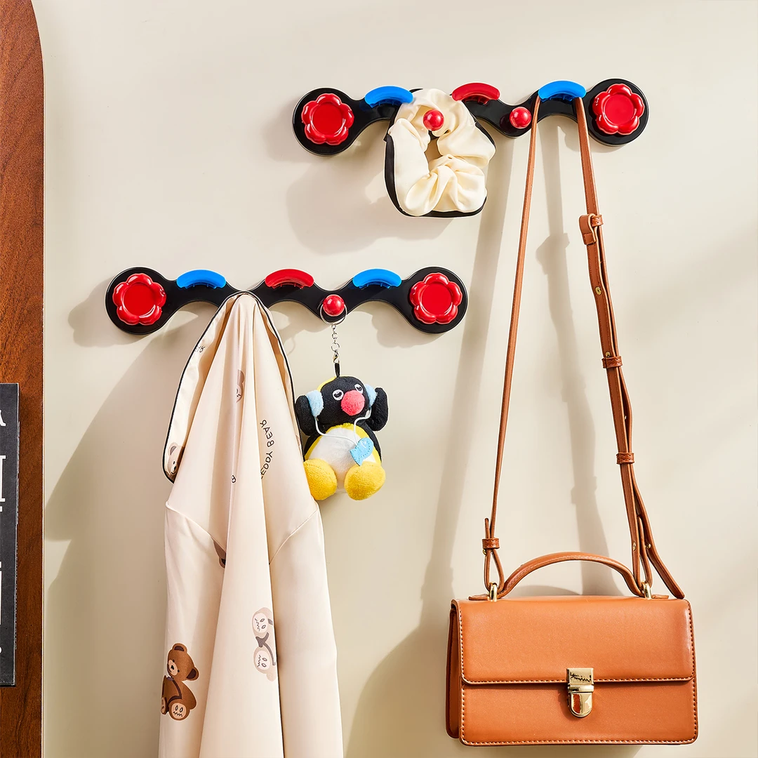 吸盘门后挂钩免打孔强力承重挂衣钩玄关无痕包包钥匙衣帽收纳挂架