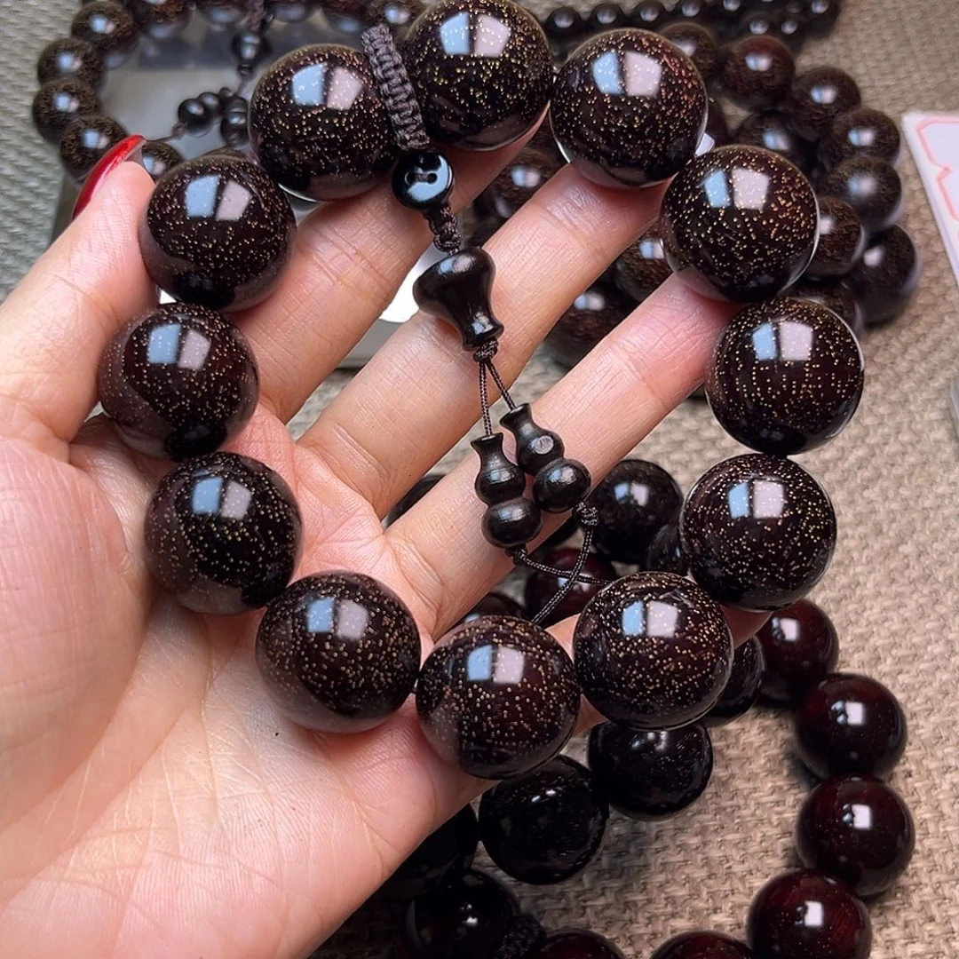 两***崽檀香紫檀（小叶紫檀）2.0 12颗爆星