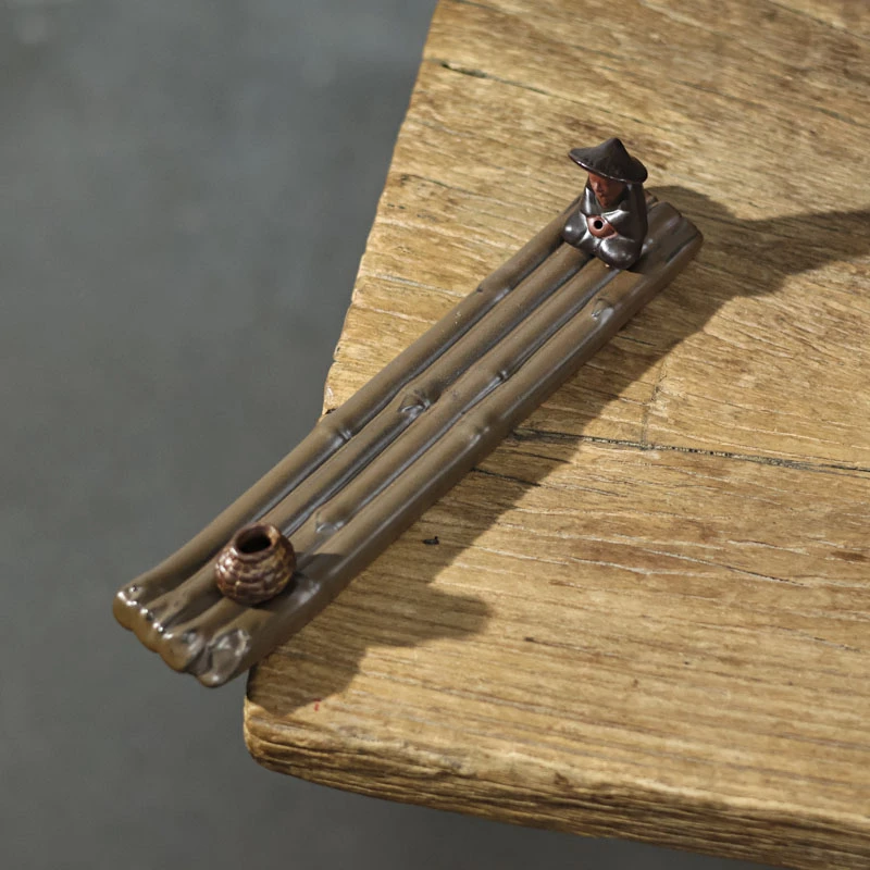 【纳兰】竹排渔翁香插（Q3262）