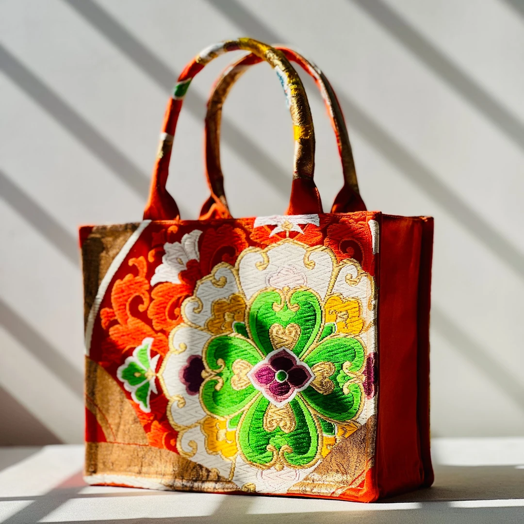 西阵织 包包 中托特包  百搭包包 时尚包包