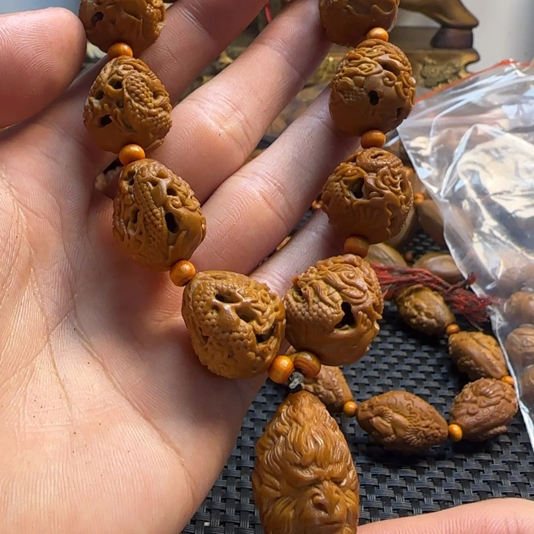 橄榄核手串/手链九龙献瑞