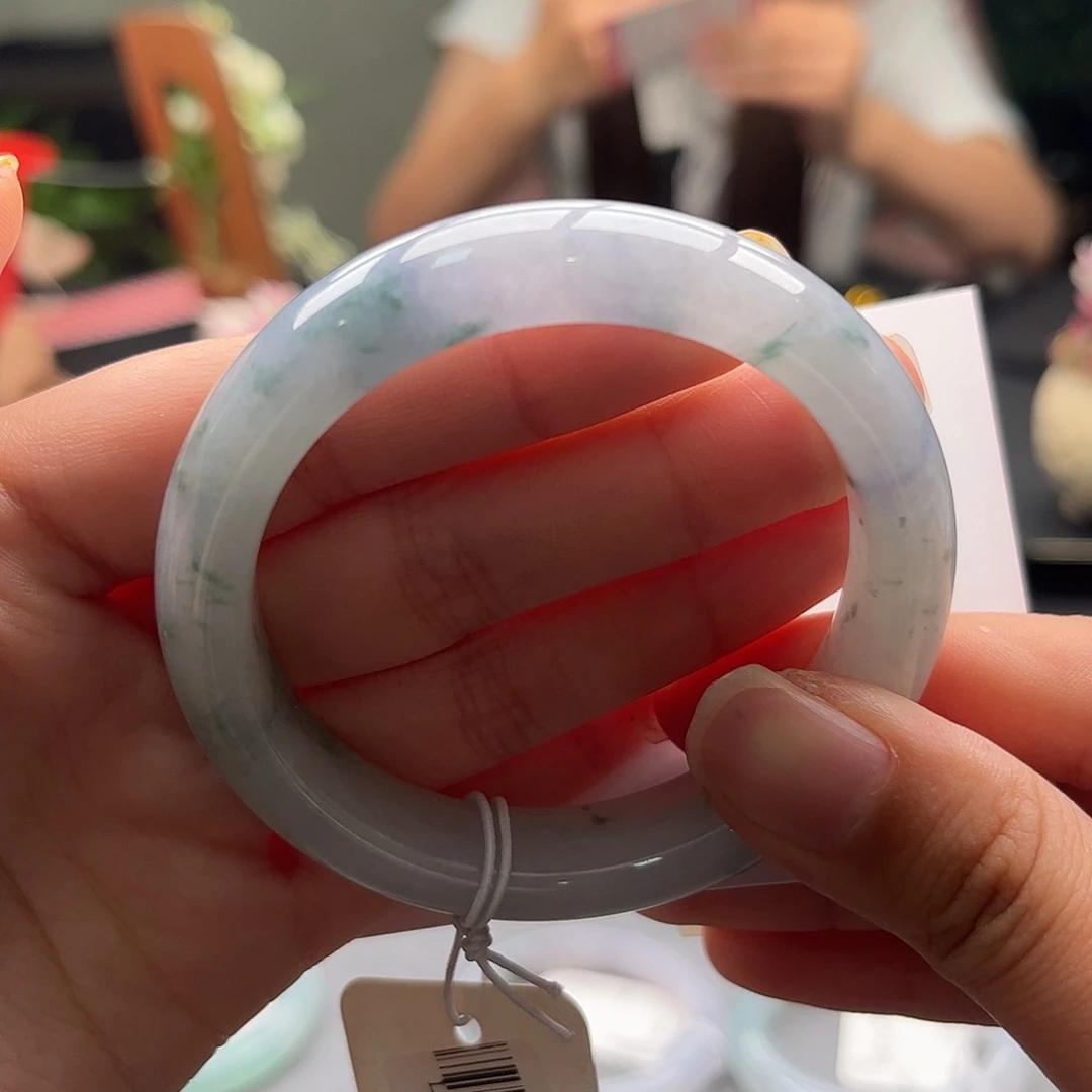 翡翠未镶嵌手镯53-54