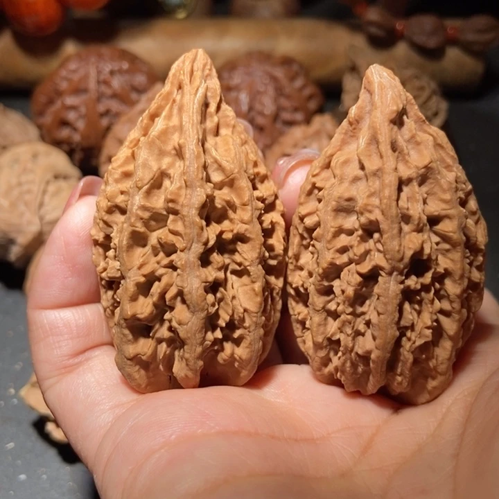 把件文玩核桃东北楸子小雪97