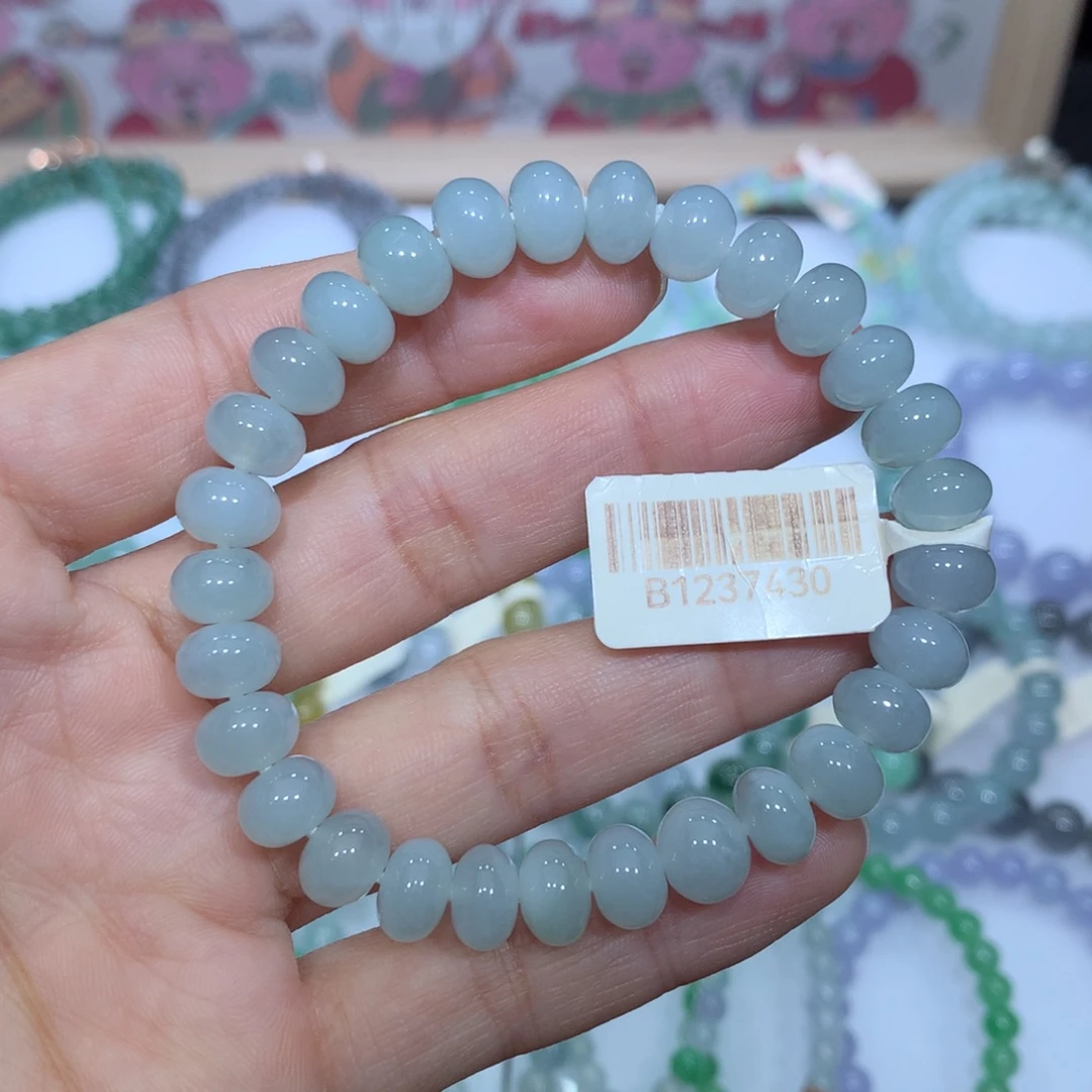 翡翠未镶嵌手链天然