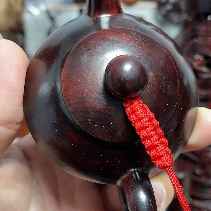 檀香紫檀（小叶紫檀）小叶紫檀把把壶