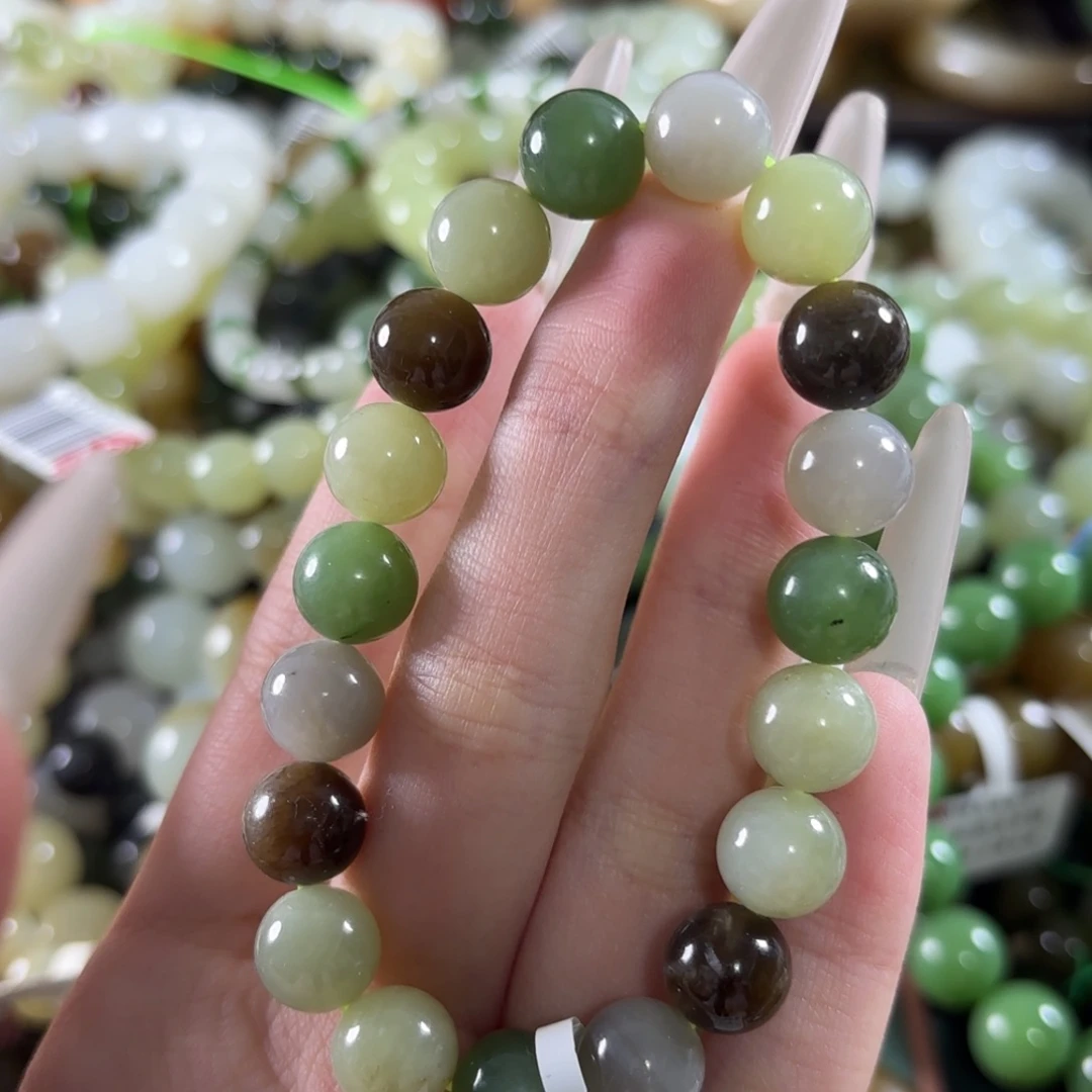 和田玉未镶嵌手链312