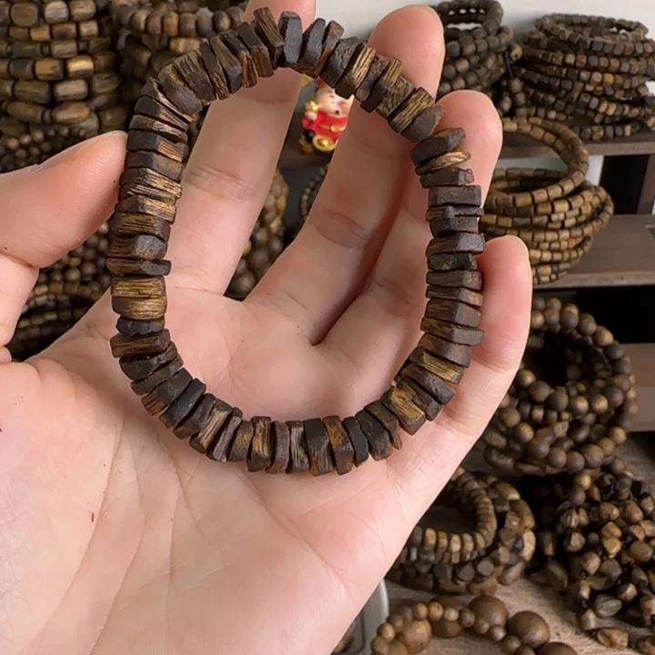 珠串奇楠沉香09碎银子6.78克