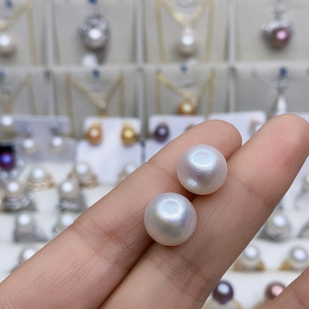 淡水珍珠颈饰银S925镶嵌