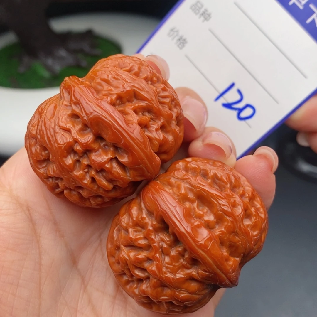 文玩核桃把件42元宝120