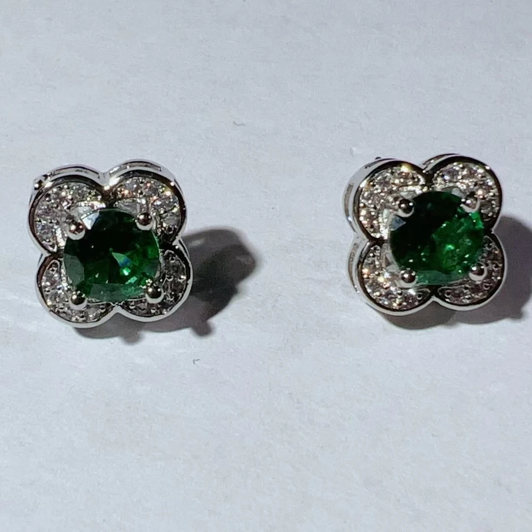 H1-70祖母绿耳饰