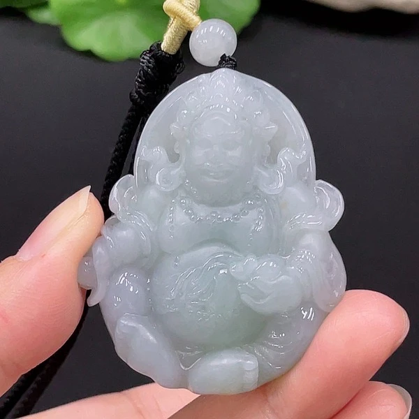 D12-天然A货翡翠-黄财神