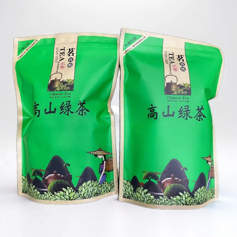 宝山绿茶茶叶小包装浓香型正宗明前炒青绿茶茶末实惠袋泡茶500g
