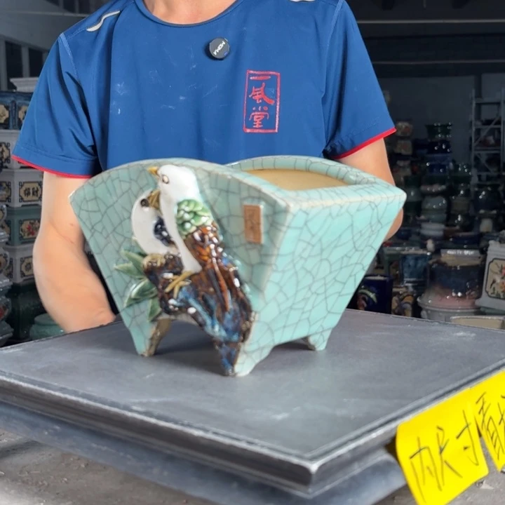 一风堂石湾花盆 内16*9*9