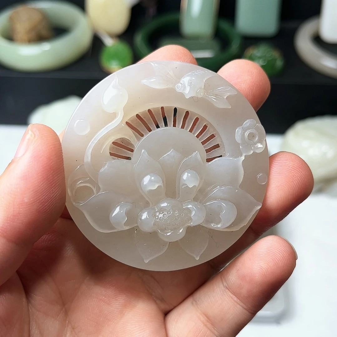 和田玉未镶嵌吊坠(不含链)31