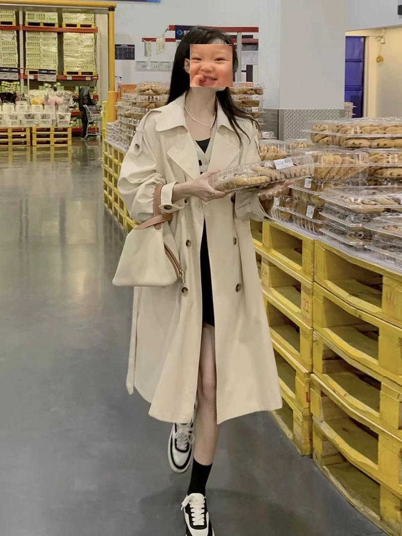 8879轻熟风气质风衣on退on换～（无售后）