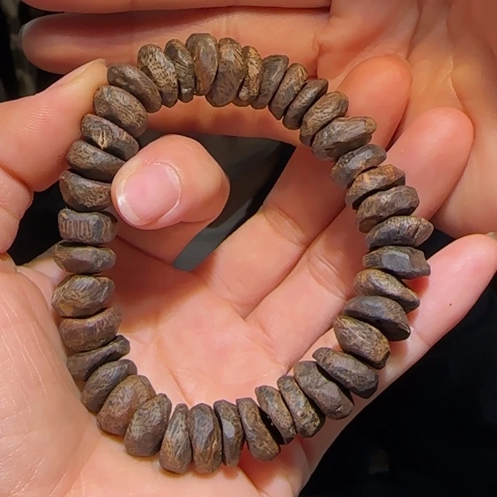 沉香手串原母树沉水树丁手串18.5克