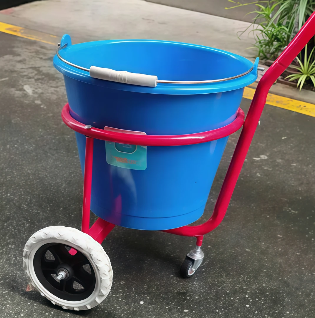 家用倒水车农村手拉式垃圾脏水车便携式农用小推车手推式装水车子