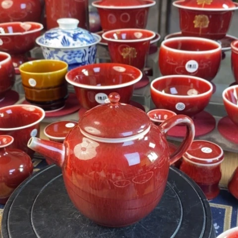【闪购商品】景德镇名陶坊原矿郎红