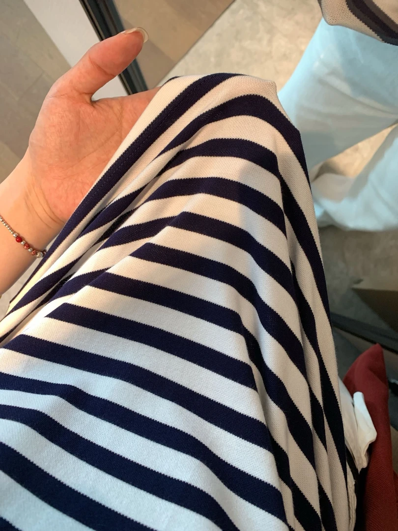 女士条纹T恤 海魂衫 自留