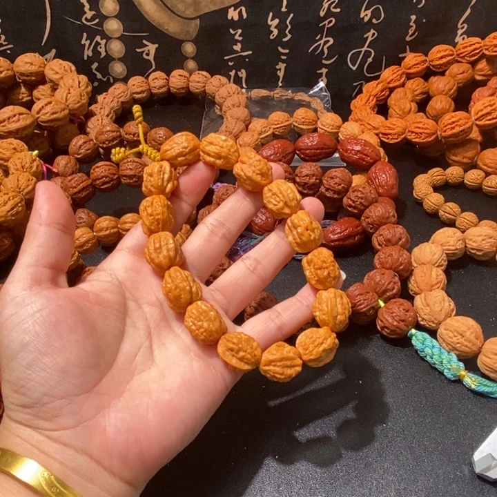 一***梦吊坠文玩核桃金蟾