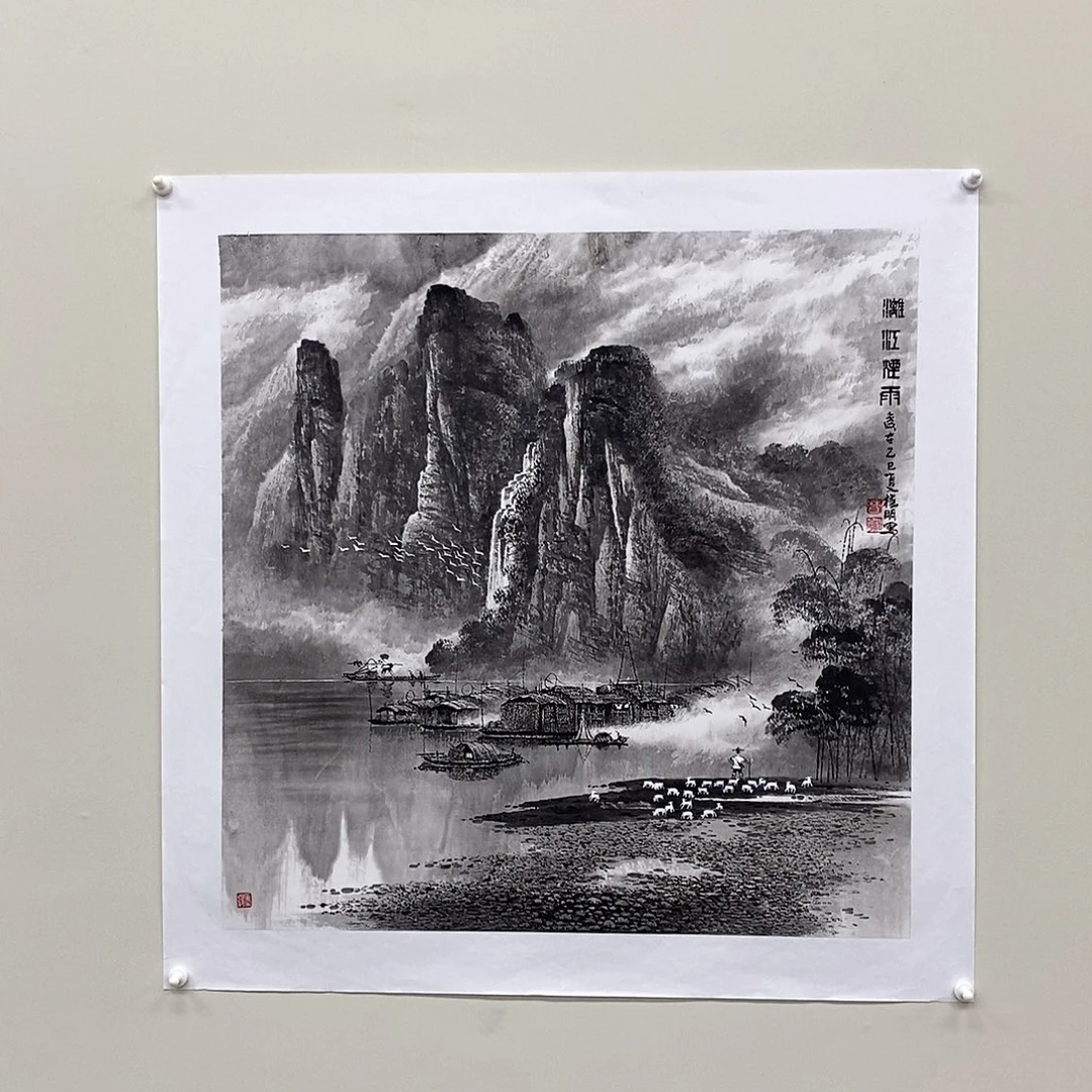 国画莫桂明四尺斗方精品佳作