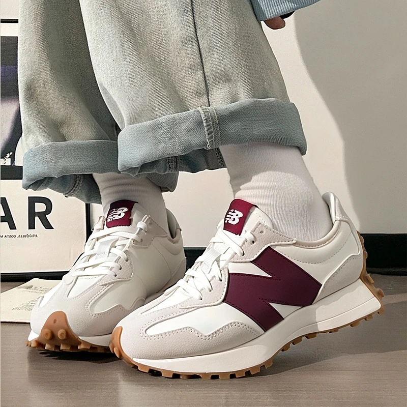 New Balance女鞋2025夏季新款运动鞋子低帮透气复古休闲鞋WS327KA