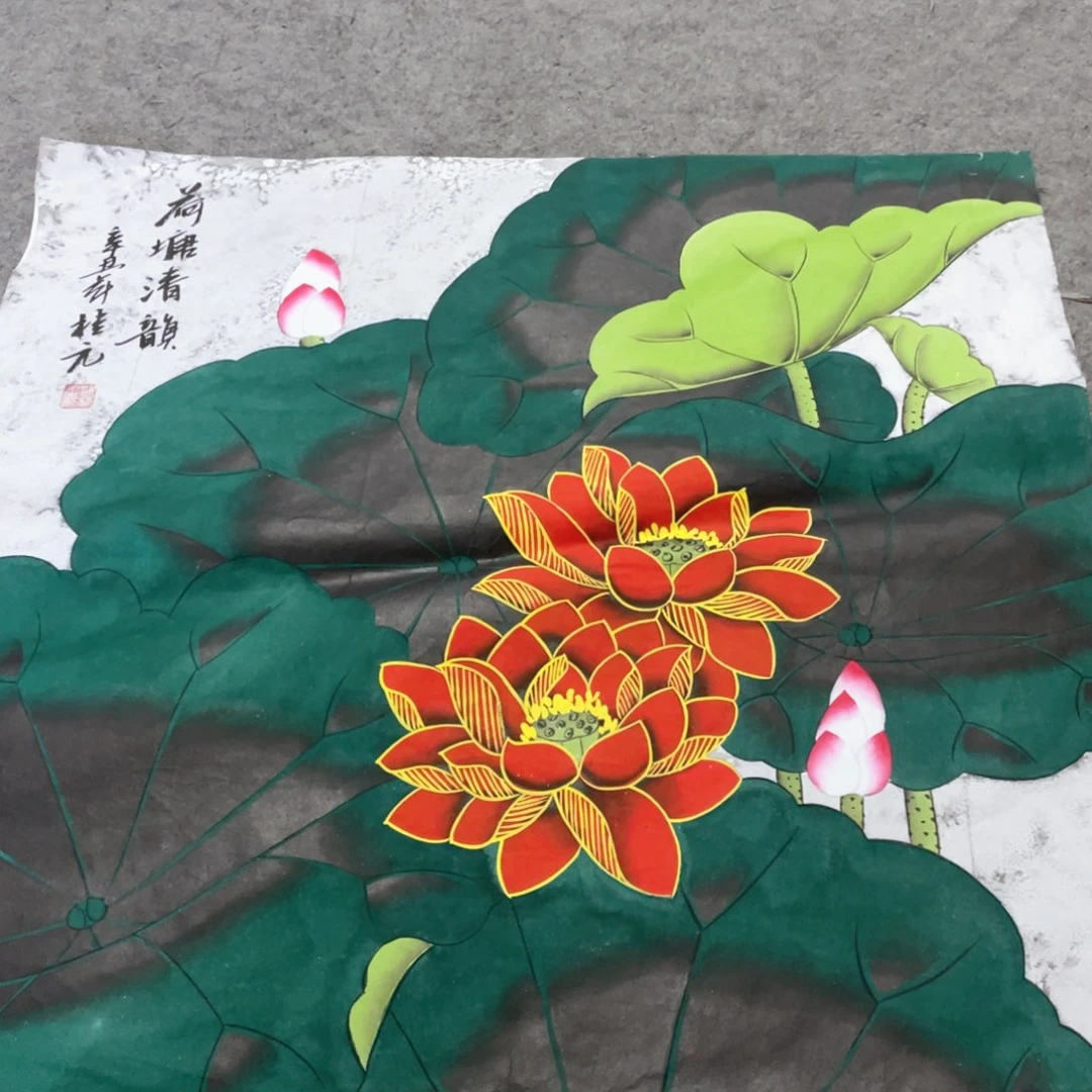 国画国画作品画画一个作品