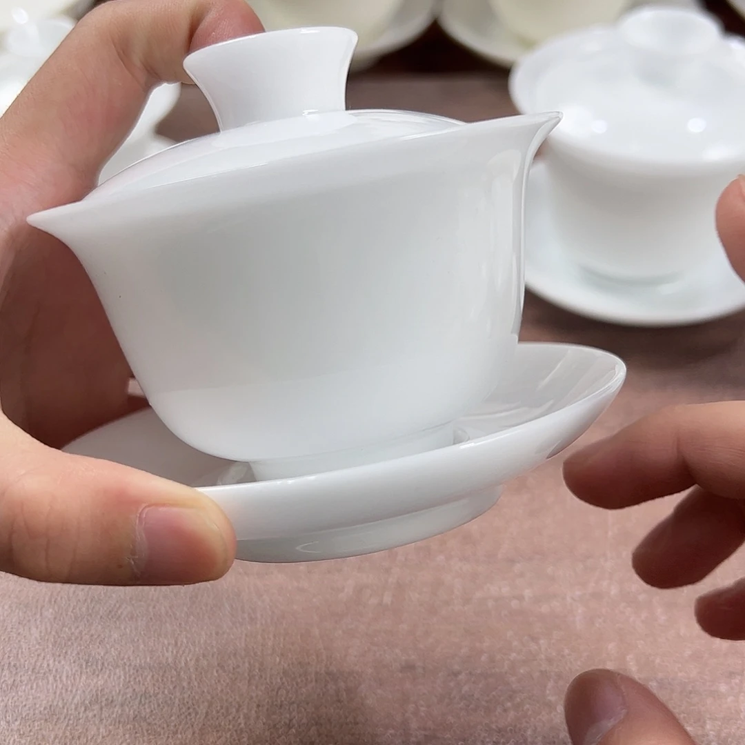 譕白德化白瓷茶具