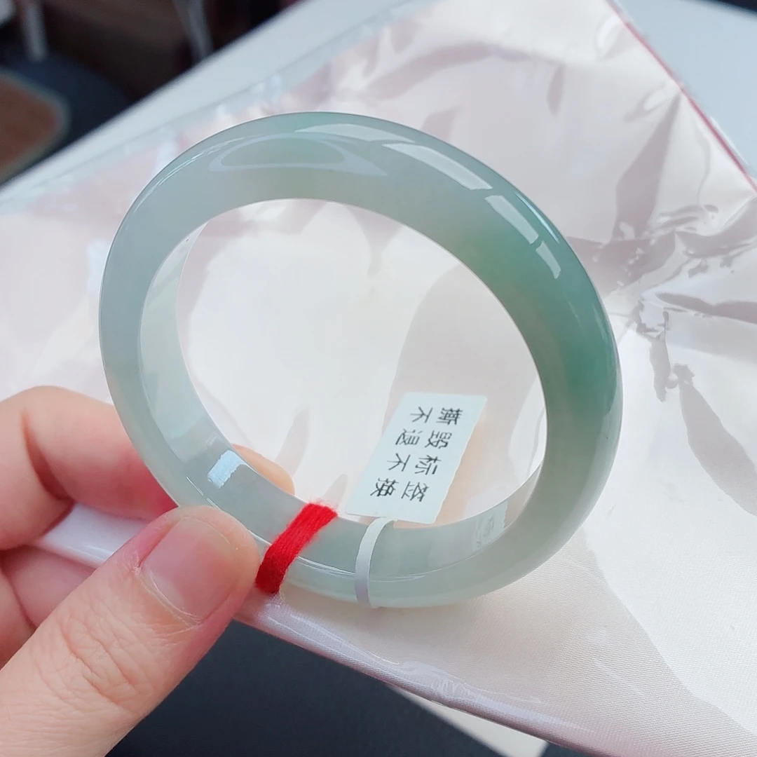 翡翠未镶嵌手镯10号-56圈口