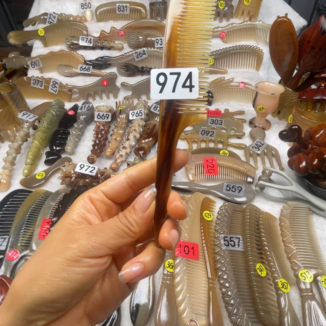 海***风牛角梳福利款梳子