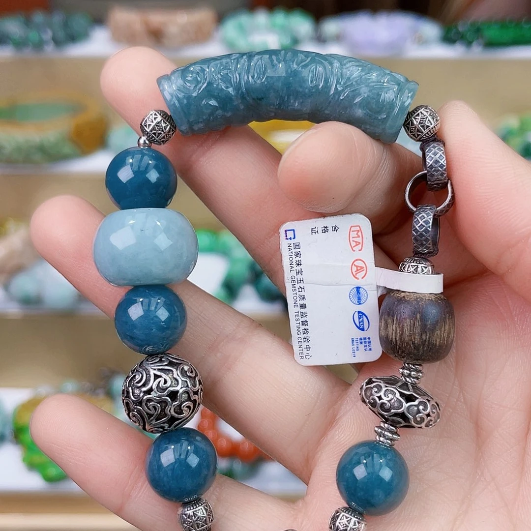 翡翠未镶嵌手链手链