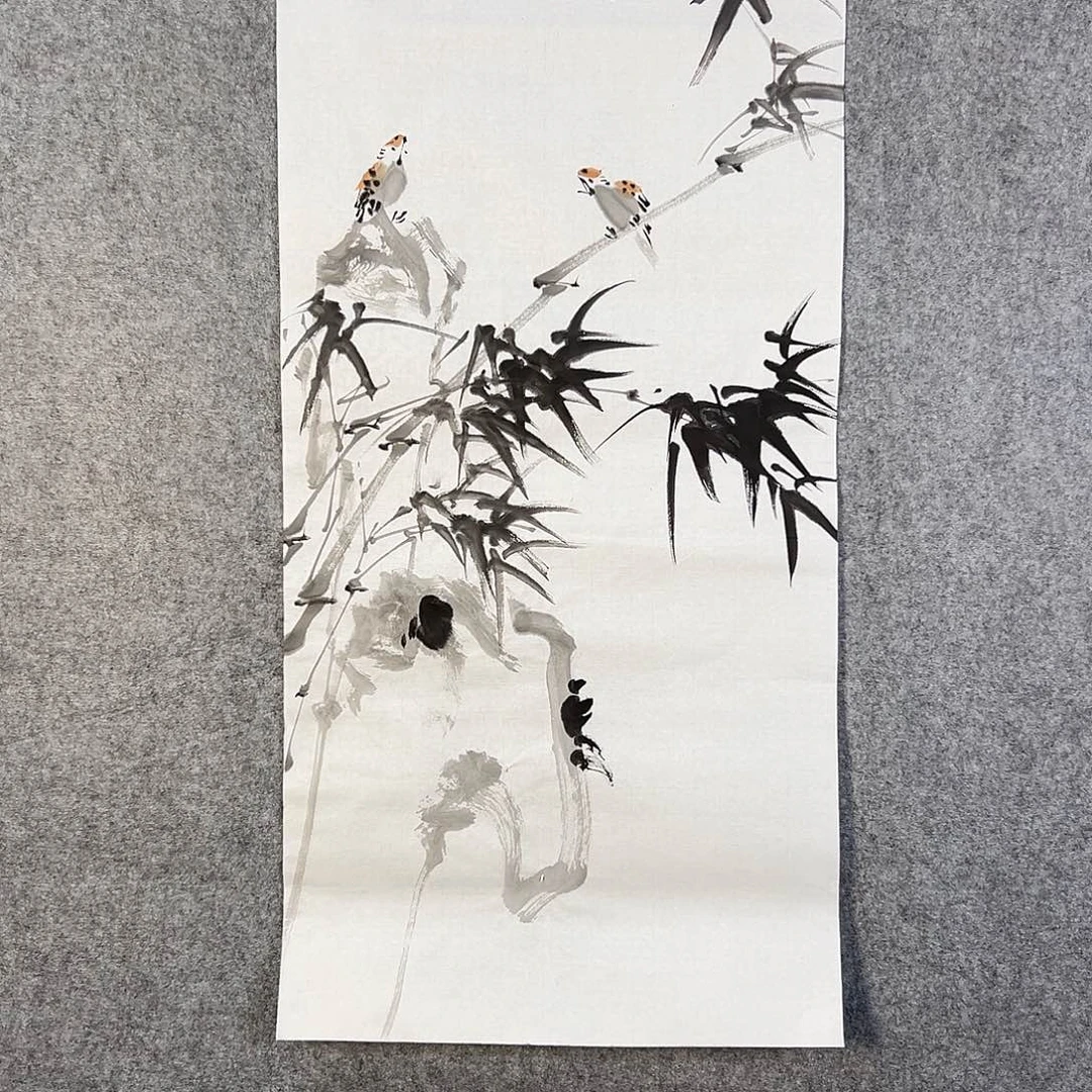 国画513 牡丹等植物生长于这里生长