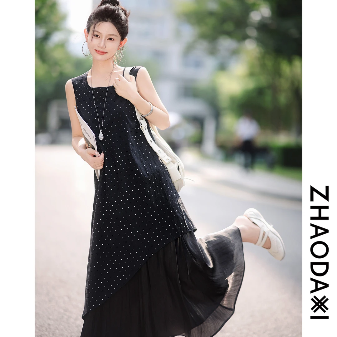 【赵大喜】现货！波尔卡-连衣裙 | 天丝/100天丝里 经典黑白波点