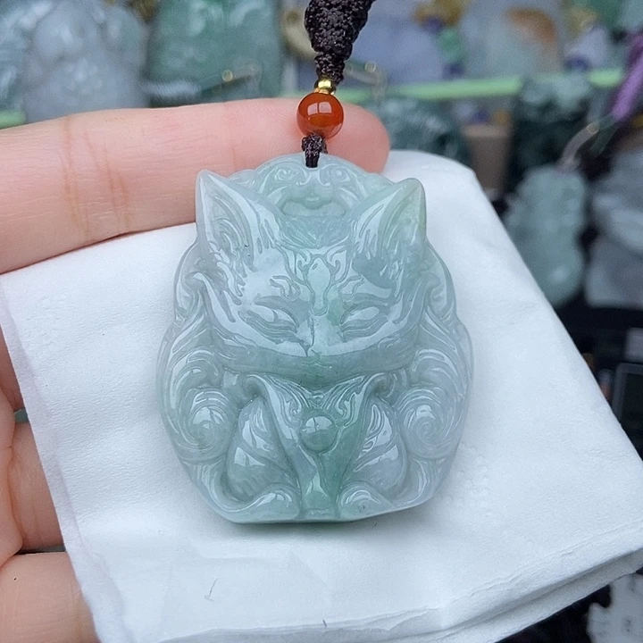 翡翠未镶嵌颈饰翡翠双面