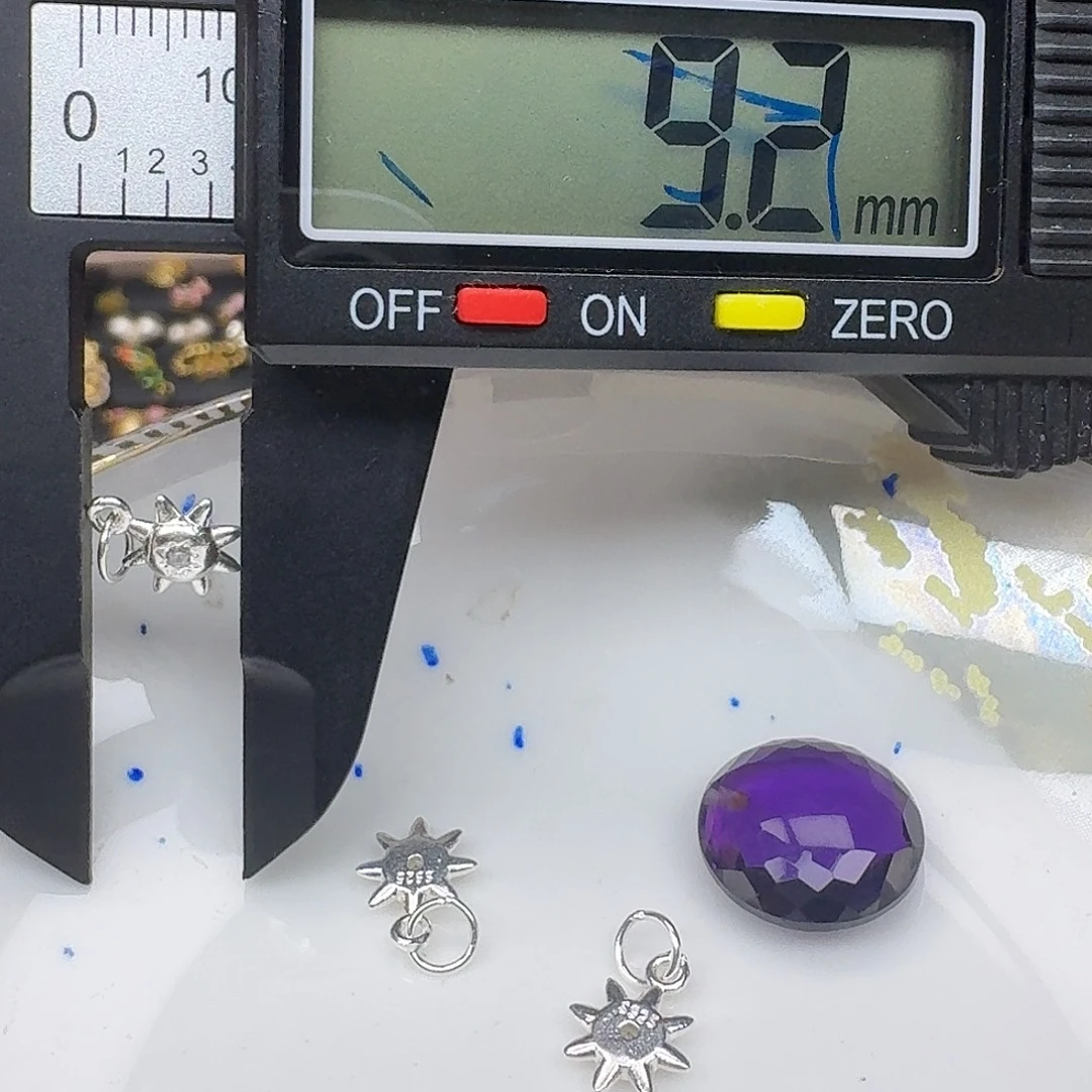 紫晶银S925镶嵌颈饰紫水晶925镶嵌135