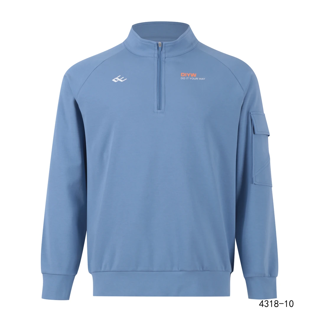 向尚运动男式半拉链卫衣