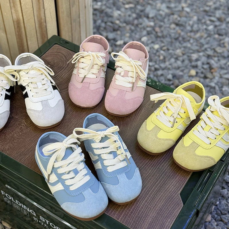 芭芭鸭儿童鞋男童休闲阿甘鞋2025春秋防滑透气3-14岁女童YA37506