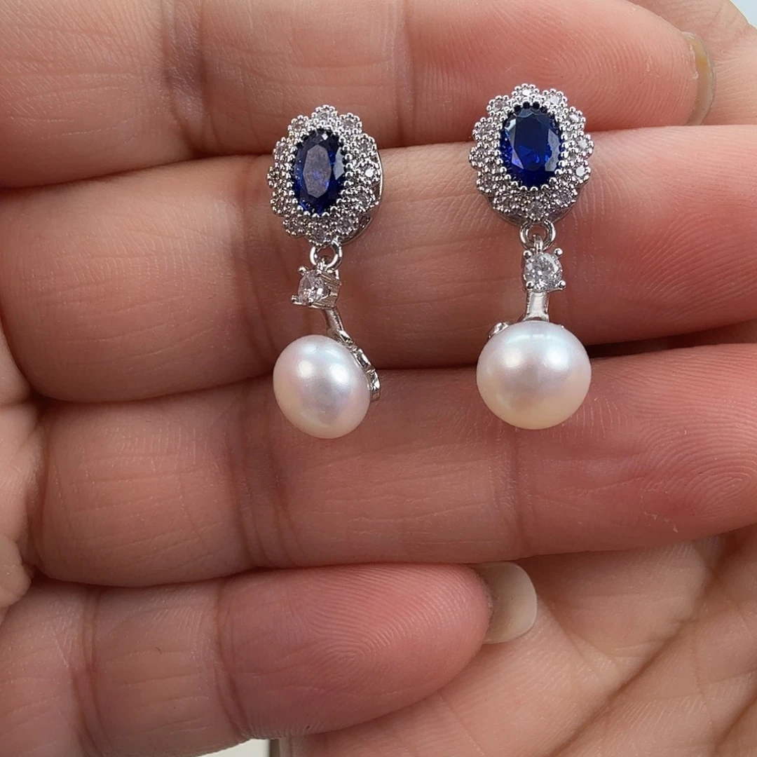 未镶嵌淡水珍珠耳饰