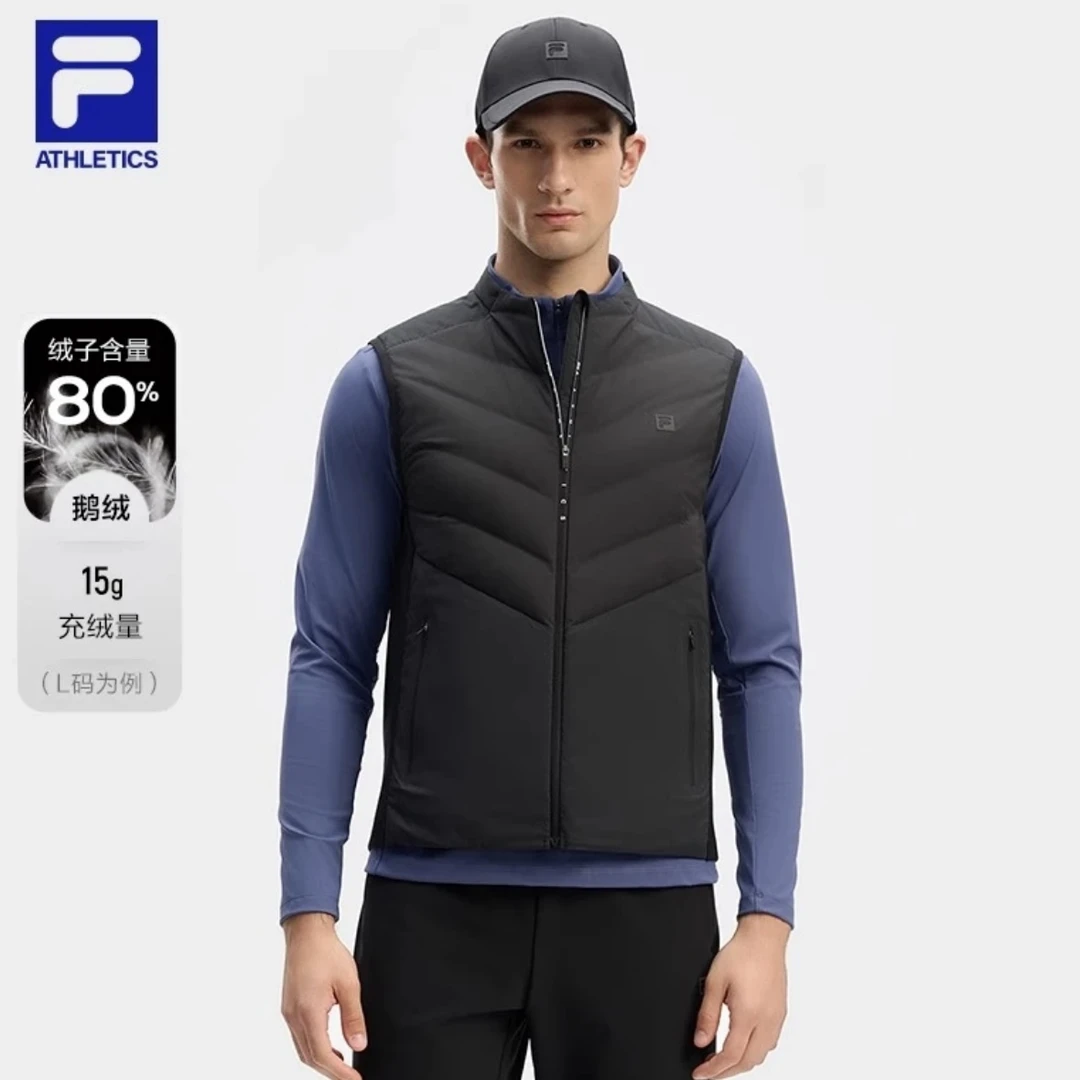 Fila/斐乐外套马甲男士秋冬保暖驾驶运动时尚休闲A11M441903F男款