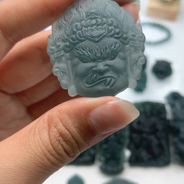 未镶嵌定制翡翠毛货不退不换